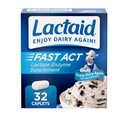 Act rapid Lactaid Lactoză Intoleranță Relief Caplete cu Lactase Enzim pentru a preveni gaz, Blooting & Diaree Datorită sensibilităţii la lactoză, Ideal pentru Travel & On-The-Go, 32 Pachete de 1-Count