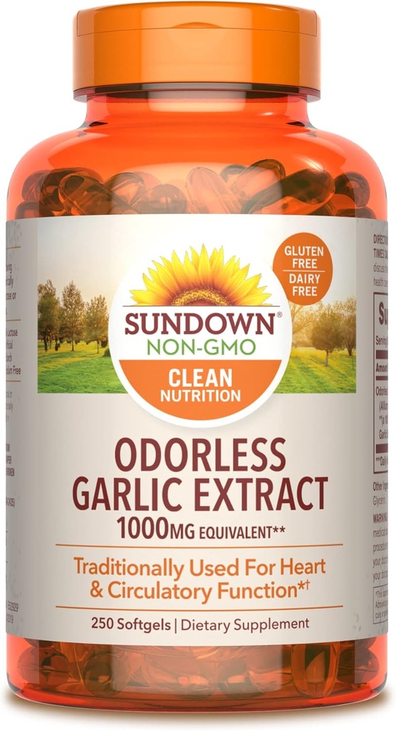 Sundown Usturoi Supliment, 250 Softgels