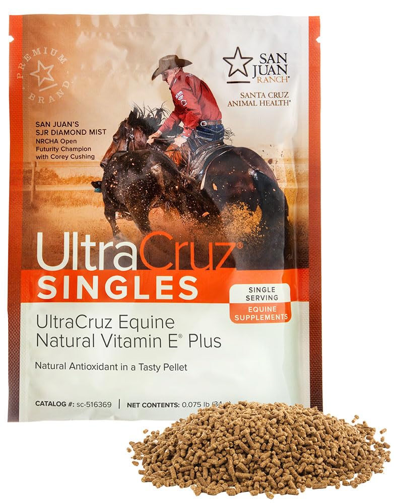 UltraCruz - sc-51417 Vitamina naturala equina E plus Supliment pentru cai, 60 Serviri simple, Pellet (30 zile de aprovizionare)