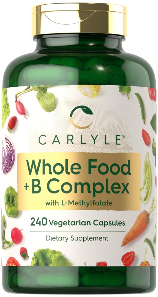 Carlyle Vitamina B Complex alimente Whole Blend 