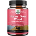 Iarbă de capră excitată pentru femei - Suplimente vegetale Hornygoatweed Women Complex pentru Hormone Echilibrul de susţinere a dispoziţiei & Feminin Wellness - Maca Root & Tribulus Terrestris Femeie Supliment - 90 Conte