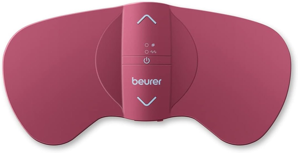 Unitatea Beurer EM50 TENS și Pad de încălzire - Crampe de timp portabile Durere Relief, Reîncărcabil, Auto Shut-Off, 15 Nivele TENS, Încălzire rapidă, pentru Menstrual fără droguri sau ajutor de durere spate inferior