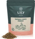 LILY OF VALLEY Triphala Powder - Mix of Amla, Haritaki & Bibhitaki - Soursed from India - Herbal Adaptogen Superfood - Vegan & Gluten-Free - Packed in Resealable Pouch (4oz, 113g)