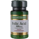 Suplimentul de acid folic bounty al naturii, sprijină sănătatea cardiovasculară, 800mcg, multi, fără arome 750 Count, pachet de 3