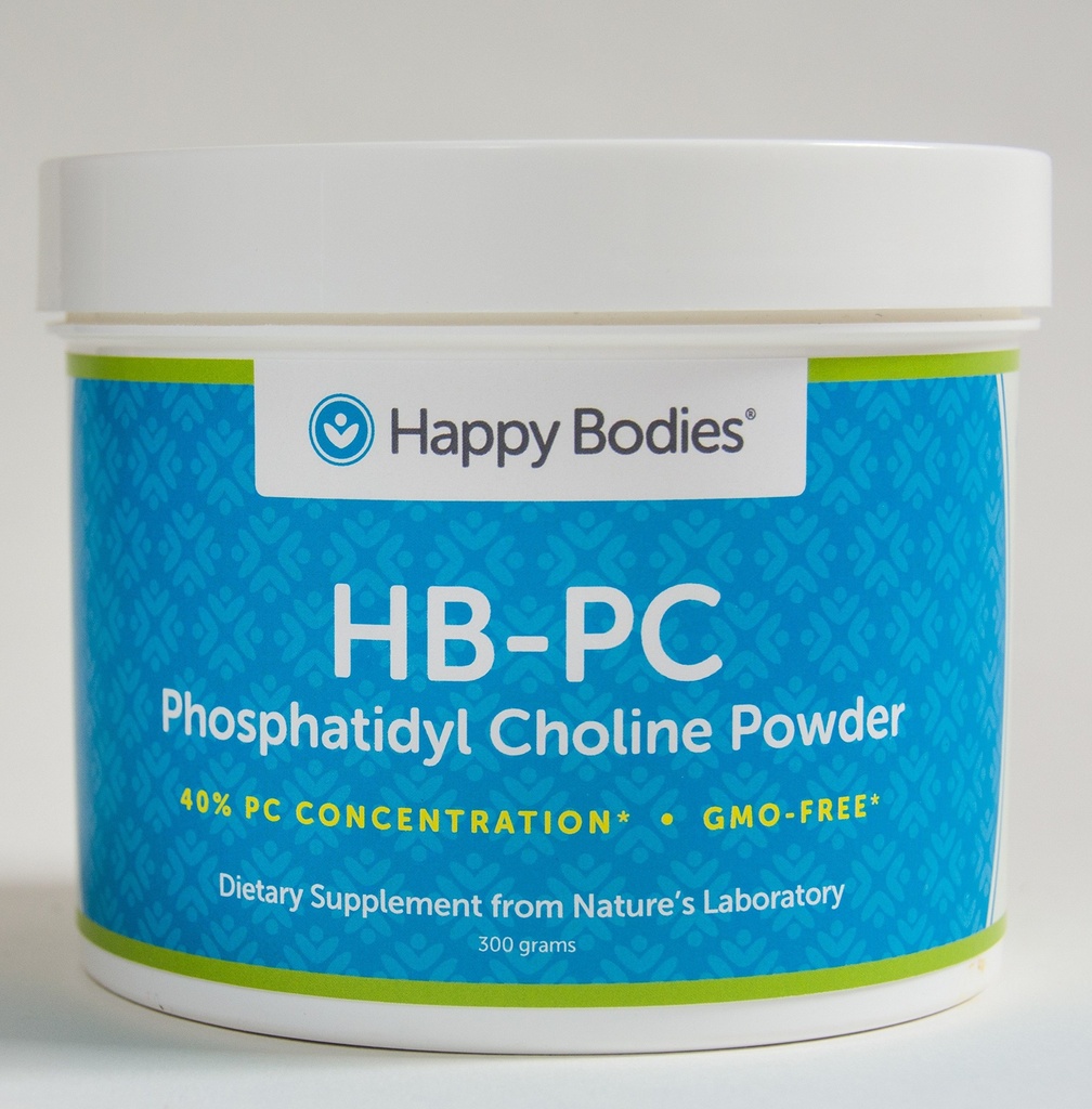 HB-PC Fosfatidil Choline-40%, 300 g, praf GMO-FREE (HBPC) Corpuri fericite