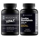 Nugenix Essentials Creatin Monohidrat și Total-T Testosteron Booster pentru bărbați