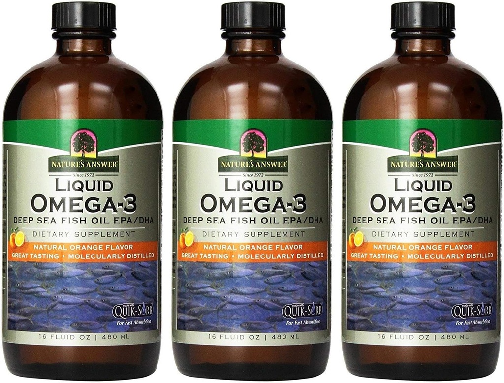 (3 PACK) - Răspunsul Naturii - Omega 3 Lichid 