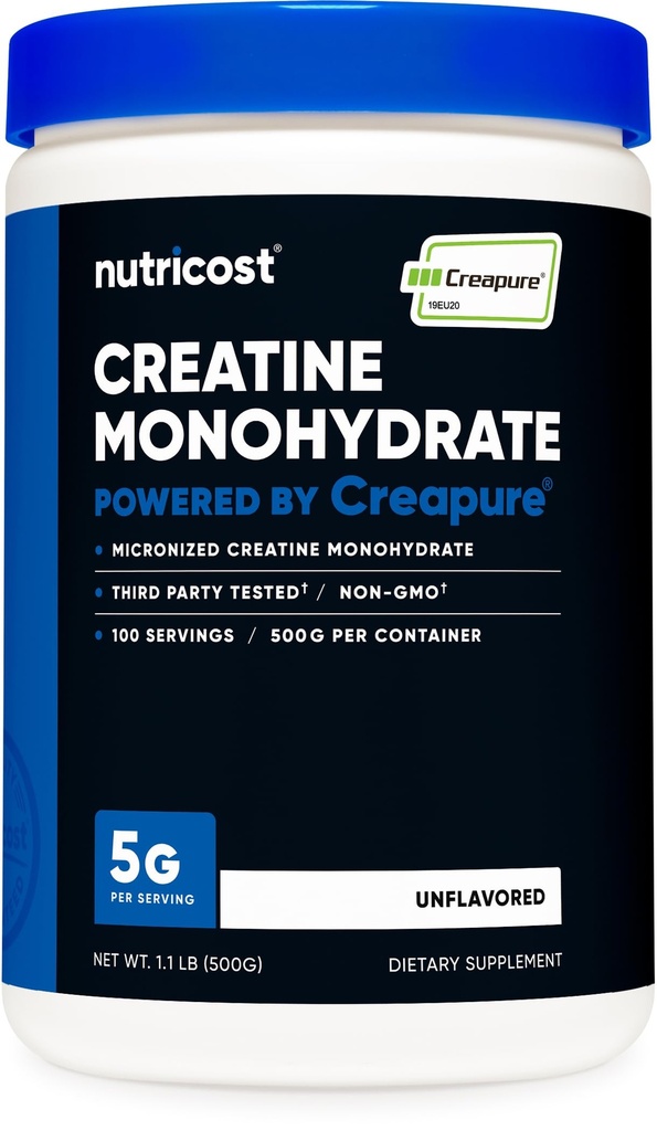 Nutricost Creapure® Creatina Monohidrat 500 Grams