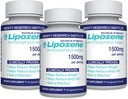 Pastile dietetice lipozene - Supliment pierdere în greutate - Suppreses Apetit- Trei sticle de 90 capsule în total