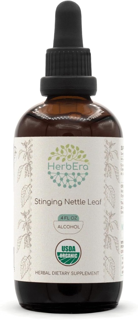 HerbEra Stinging Nettle Leaf A120 USDA Organic Tincture 