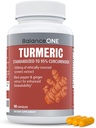 Echilibrul ONE Extract Turmeric 1000 mg cu puterea maxima 95% Curcuminoide - Curcumina turmerica Suplimentul pentru comfort comun si suport antioxidant - extract de ghimbir si bioPerina - 1 luna de aprovizionare