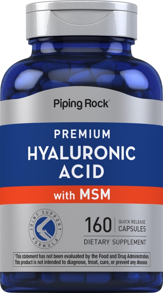 Piping Rock Hyaluronic Acid Suplimentul de 100 mg 