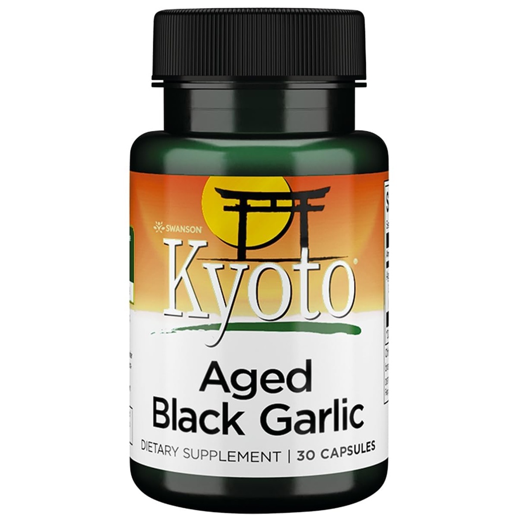 Swanson Aged Black Usturoi 650 Milligrame 30 Capsule