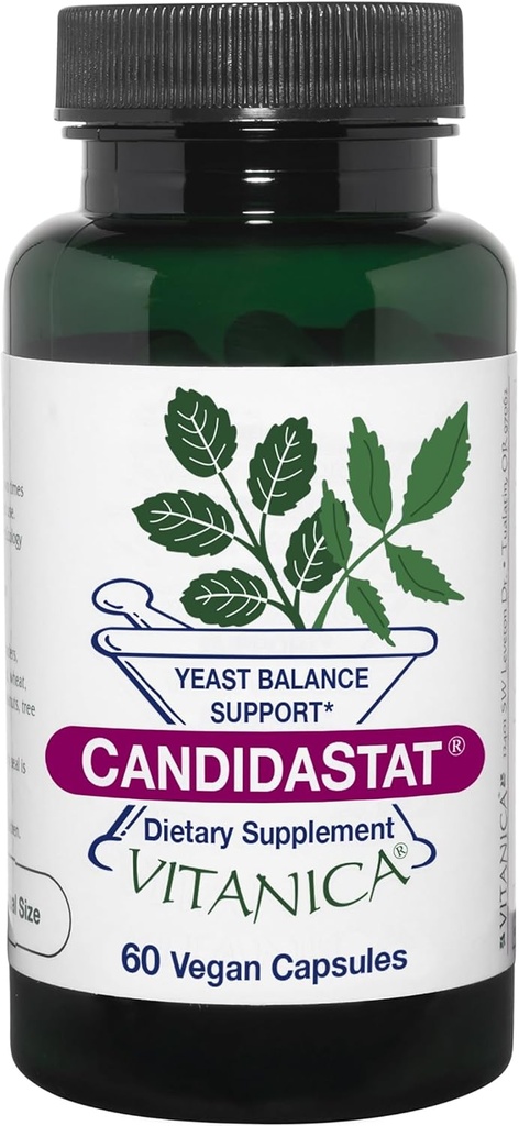 Vitanica Candidastat, suport echilibrat, Vegan, 60 capsule