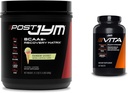 Post JYM Active Matrix Post- Workout cu BCAAs, Glutamina & More Rainbow Sherbert Flavor + Vita JYM Multivitamine sport cu peste 25 ingrediente cheie 60 comprimate
