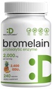 Bromelain Supliment 2.000 mg per servire, 240 capsule 