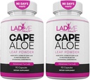 Cape Aloe Pure Laxativ Herbal pentru Constipație Ajutor Sanatos Miscarea Bowel Natural Colon Cleanse & Detox Supliment alimentar Proiectat pentru femei de Ladyme 180 Capsule