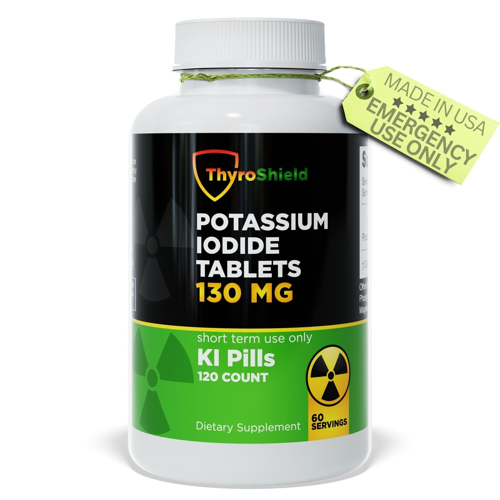 Comprimate de iod de potasiu 130 mg 