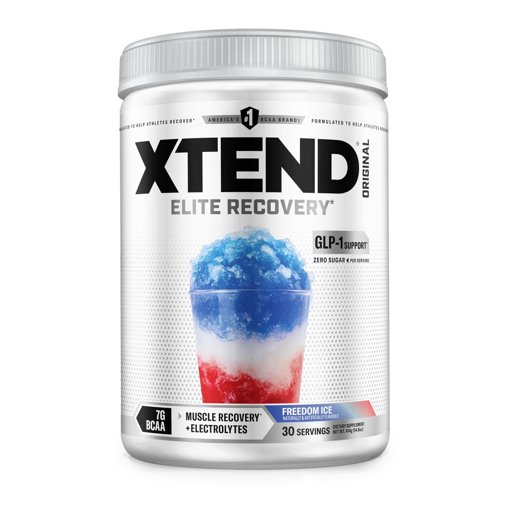 Xtend Original BCAA Powder 7g BCAA și 2,5g L-glutamină, Sugar Free Post Workout Muscle Recovery Drink cu aminoacizi pentru bărbați și femei, 30 Serviri