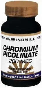 COMPRIMATE PICOLINATE CROMIUM 200 MCG WINMILL