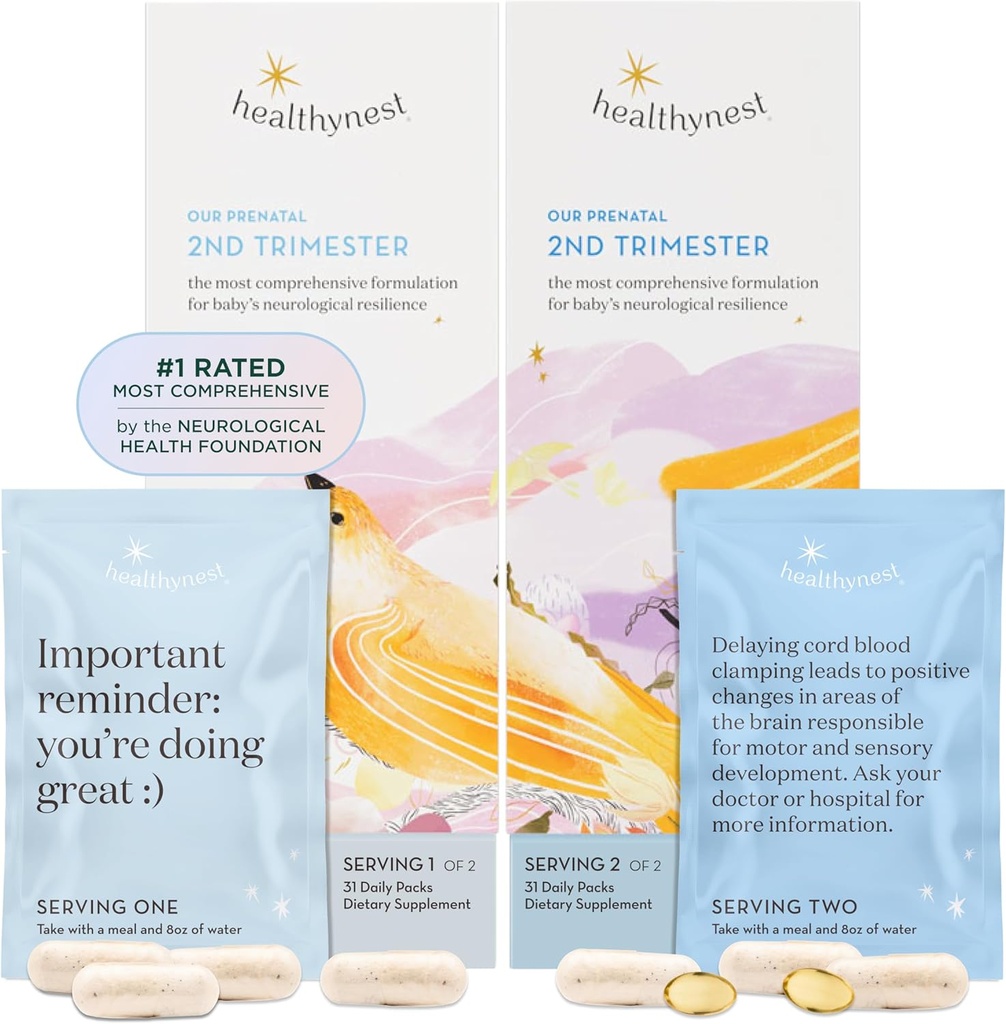 HealthyNest 2nd Trimester Vitamina prenatală 