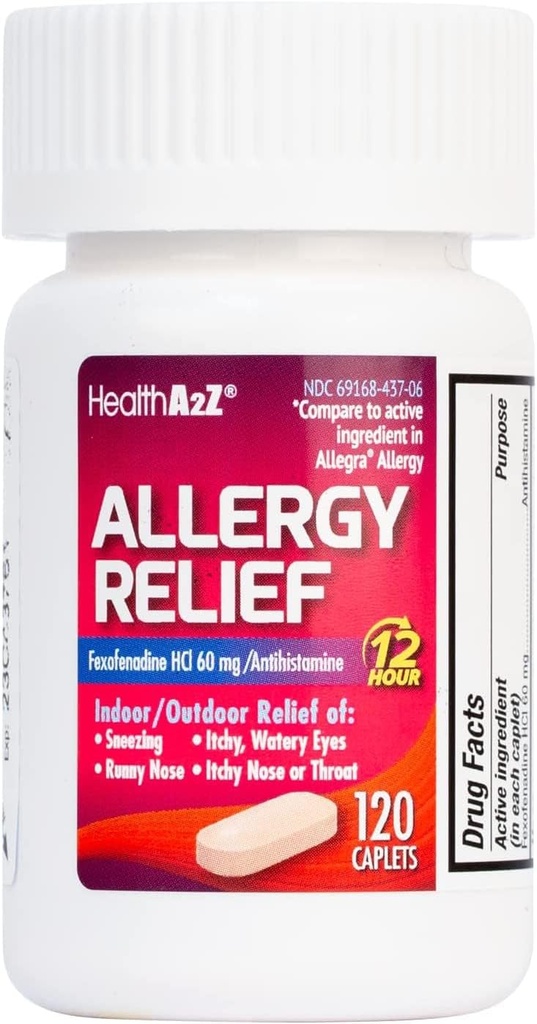 HealthA2Z® Fexofenadină clorhidrat 60mg 