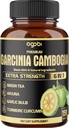 Premium Garcinia Cambogia Capsules with Green Tea, Arjuna, Garlic, Turmeric, Black Pepper - Body Health & Immune Support Supplement - 1 Pack 150 Caps for 5 Months