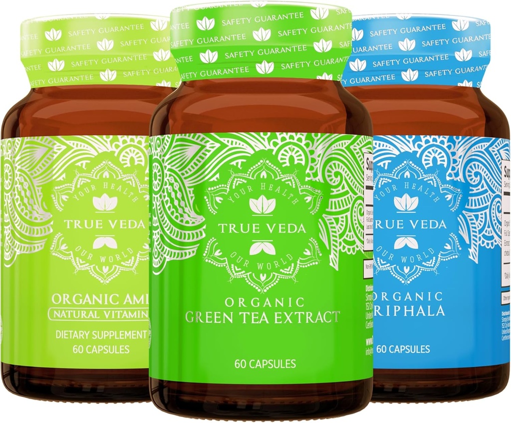 Adevărat Veda Digestion și dezintoxicare Bundle USDA Organic 