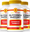 NutraRize (Pachet de 3 Sweet Recuperare de suport Glycogen, Suport comun, Capsulele oficiale de sprijin Glycogen, Formula comun de sprijin de sânge vase de curățare recenzii (180 capsule)