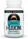 Sursa Naturals L-Leucine Un supliment de acid amino esenţial pentru suport energetic - 60 capsule