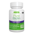 Igennus Clean Biotin 10000mcg, vitamina de mare potenta B7, Lab verificat, Vegan, 1-a-zi, capsule mici usor de inghitit, Nu dupa gust sau miros, hipoalergic