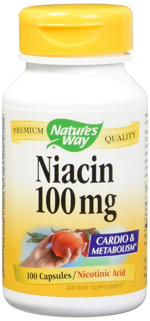 Niacin 100 mg 100 capsule (pachet de 2)