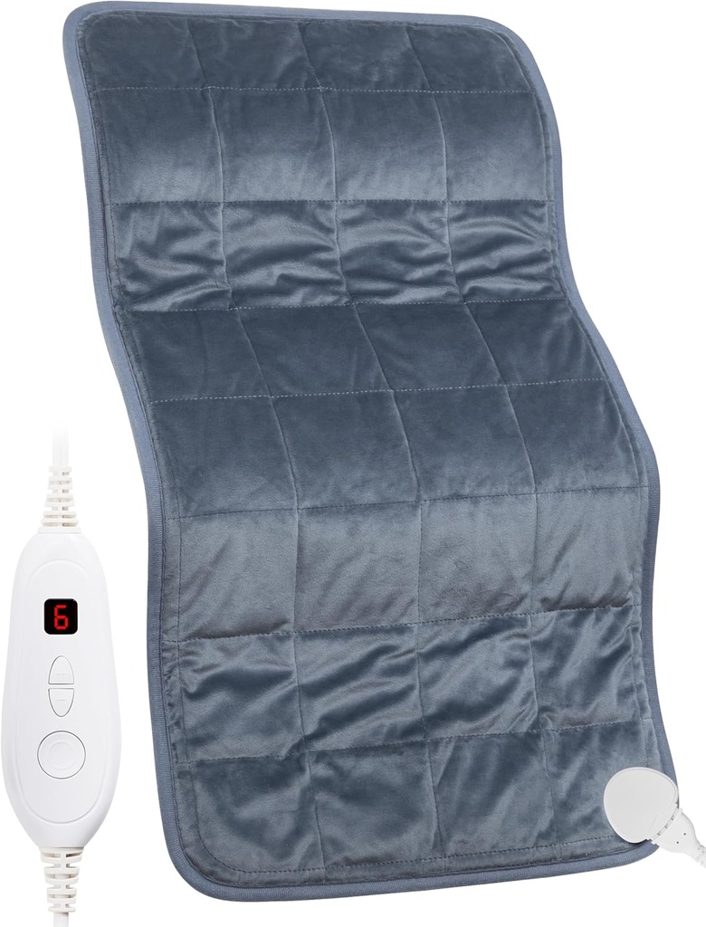 Pad de încălzire ponderală, 17'x 33" XXXL Pad de căldură electrică extra- Large pentru Relief durere spate w/ 6 Setări de căldură 2H Auto Shut-Off, w/4.9lbs BPA-Brads gratuit pentru cramps Neck Arms Legs Masina de spalat