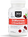 365 de Whole Foods Market, D-Mannose With Cranberry, 90 Count