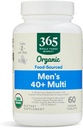 365 de Whole Foods Market, Vitamine Multi Mens Alimente cultivate 40 Plus, 60 Conte