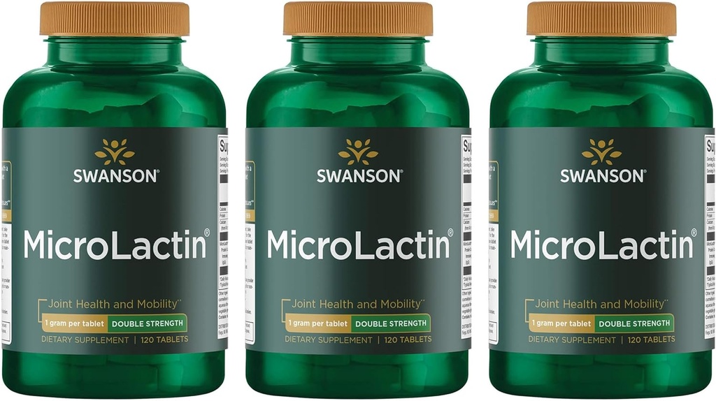 Swanson Microlactin Dublu Putere 1000 Milligrame 120 Taburi (3 ambalaje)
