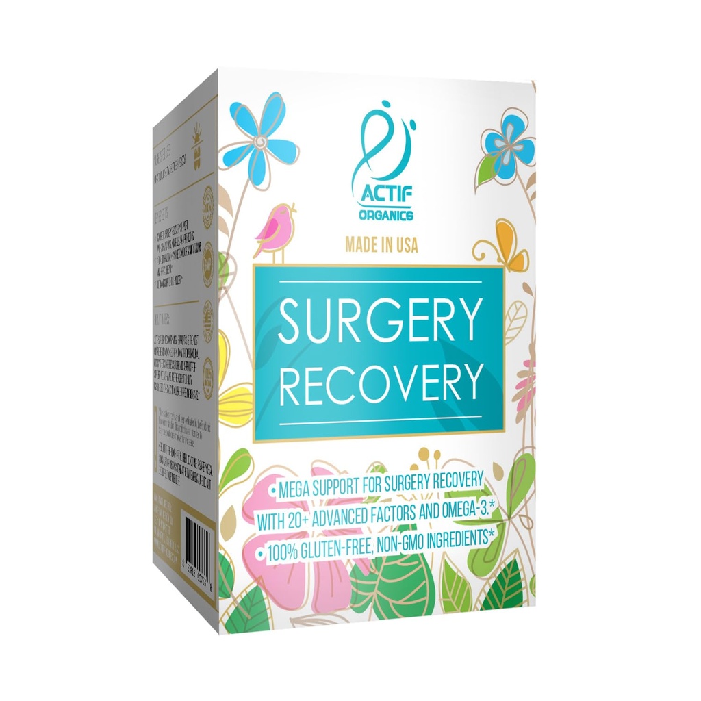 ACTIF Surgery Recovery Supplement with 20+ Advanced Factors and Omega-3 