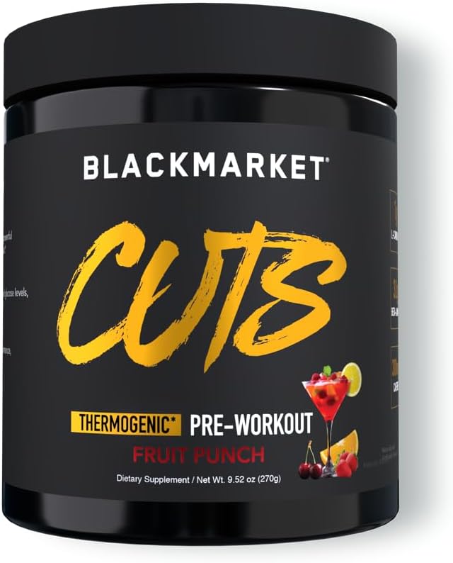 BLACKMARKET CUTS Pre Workout 