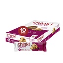 Gândeşte-te! Delicioase, batoane de proteine Keto, carbohidrat sănătos scăzut, gluten gratuit gustare - ciocolată unt de arahide cookie-ul, 10 conte (Packing May Vary)