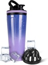 Gheață Shaker 26 Oz din oțel inoxidabil Shaker Sticla, Lilac Dreaming - izolat Gym sticla de apă cu agitator patentat, Reusable pentru antrenamente, Smoothies, Sport