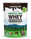 Oportunitateas Iarba Fed Ciocolata Whey Proteina Pulbere Izolat - 20g Pulbere de proteine fără îndulcitori artificiali, Vaci Hormone-Free, Non OMG - 5lb