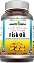 Uimitor Omega Triple Putere ulei de pește (Omega-3, EPA / DHA) Supliment 