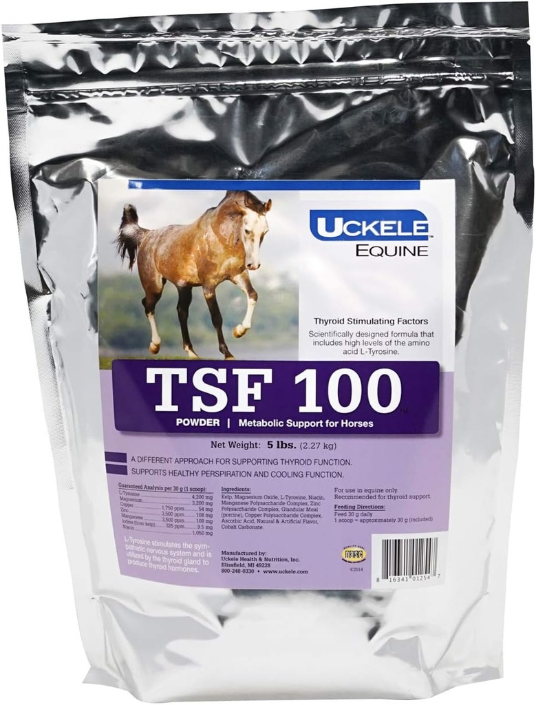 Uckele Equine TSF 100 Powder suport metabolic, 5 Pound Bag