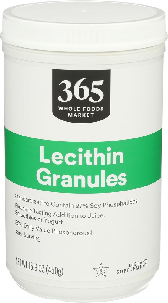 365 by Whole Foods Market, Lecitin Granule, Vegan, 15.9 Ounce