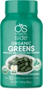 Greens organice (Spirulina, Wheatgrass & Moringa) 90 tablete - bogat în vitamine și minerale - Super Greens 1100 mg - USDA certificate - Non OMG - Vegan