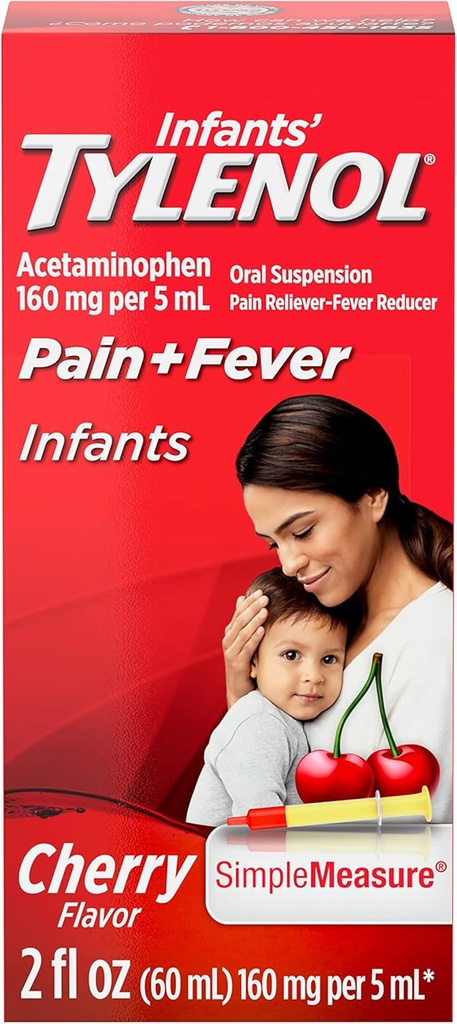 Tylenol Acetaminofen Liquid Medicine, Cherry, 2 fl. oz