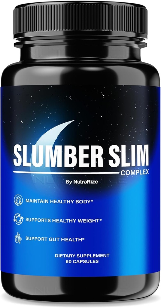 Slim Slim Pierdere în greutate, SlumberSlim Formula oficial, Toate pastilele naturale pentru a sprijini fitness și wellness generală, Capsule Keto Premium, Slumber Slim Recenzii (60 capsule)