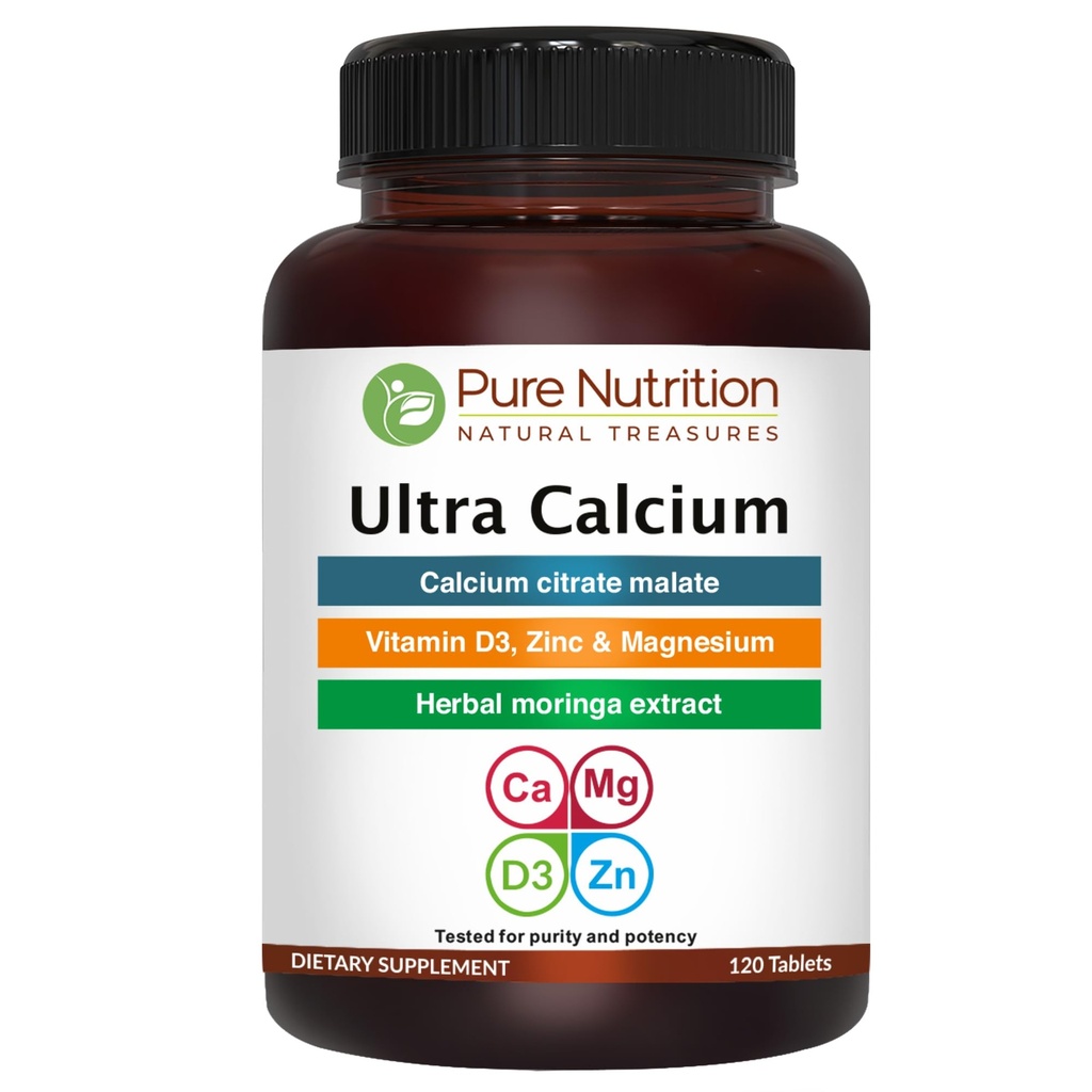 Nutriţie pură Ultra Calciu 1000mg cu VIT D3 + K2 