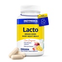 Enzymedica Lacto, Pastile Lactase avansate pentru asistenta alimentara, ajuta la spargerea lactozei, Casein & Fat, Dairy Relief Pills, Vegan, 30 Capsule