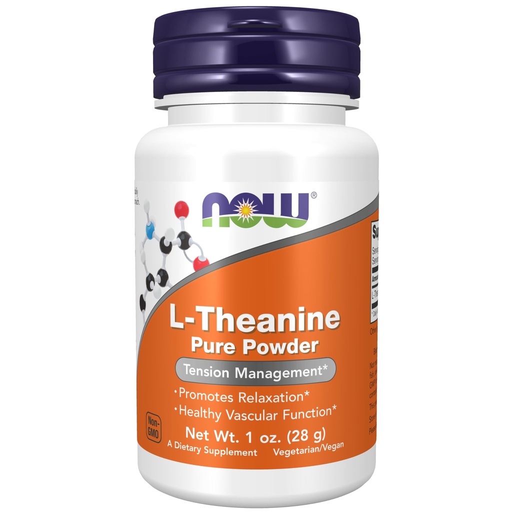 ACUM alimente Suplimente, L-Teanină pulbere pură, Tensiuni Management*, Aminoacid, 1-Ounce
